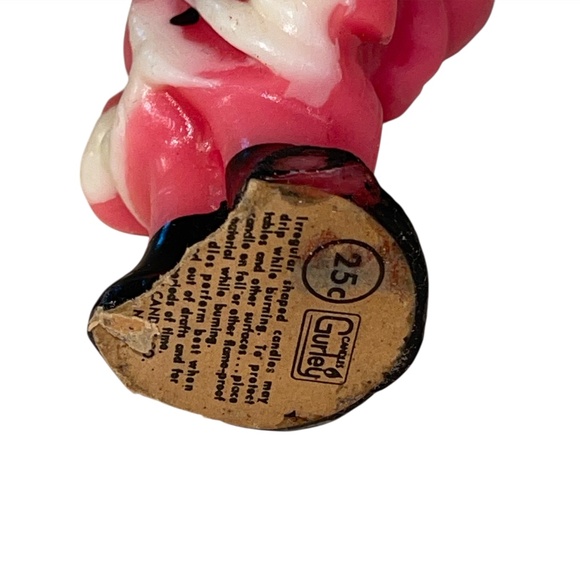 Vintage Lot of 11 Gurley ? Christmas Green Hat Snowman Tree Reindeer Wax Candles - Picture 6 of 16